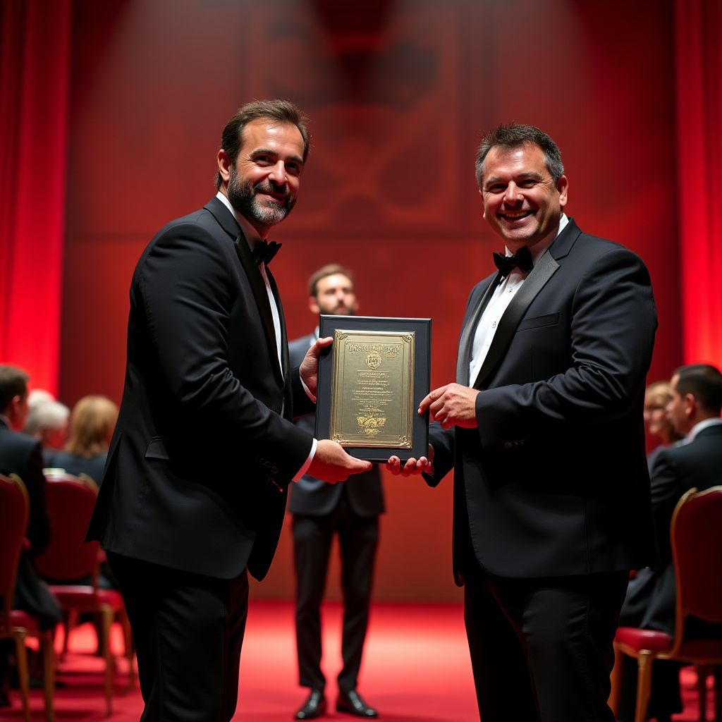 Premiazione al Forum dell'Educazione Finanziaria